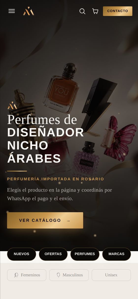Portada de M Perfumerie en el celular